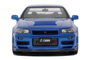 Nissan Skyline GT-R R34 NISMO Z-Tune Bayside Blue Otto 1:12 G082 Resin — bild 2 av 4