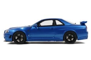 Nissan Skyline GT-R R34 NISMO Z-Tune Bayside Blue Otto 1:12 G082 Resin — bild 4 av 4