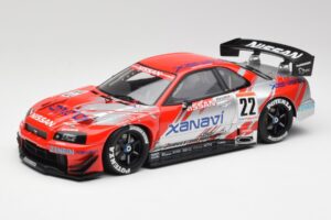 Nissan Skyline GT-R #22 M. Krumm / S. Motoyama Xanavi Nismo JGTC 2002 AUTOart 1:18 80277 Metall