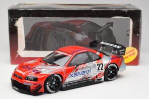 Nissan Skyline GT-R #22 M. Krumm / S. Motoyama Xanavi Nismo JGTC 2002 AUTOart 1:18 80277 Metall — bild 6 av 6