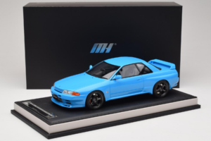 Nissan Skyline GT-R R32 Customized Version Blå MotorHelix 1:18 MH029CB Resin — bild 7 av 7