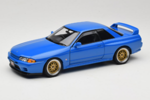 Nissan Skyline GT-R R32 V-Spec II Tuned Blå AUTOart 1:18 77415 Metall
