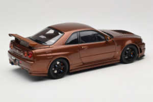 Nissan Skyline GT-R R34 Customized Metallic Bronze MotorHelix 1:18 M83414 Metall — bild 3 av 8