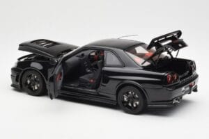 Nissan Skyline GT-R R34 NISMO Z-Tune Svart AUTOart 1:18 77355 Metall — bild 5 av 8