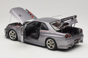 Nissan Skyline GT-R R34 Nismo S-Tune Silver AUTOart 1:18 77358 Metall — bild 5 av 8