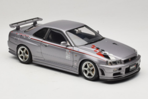 Nissan Skyline GT-R R34 Nismo S-Tune Silver AUTOart 1:18 77358 Metall — bild 6 av 8