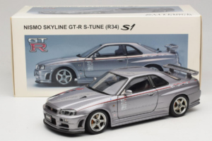Nissan Skyline GT-R R34 Nismo S-Tune Silver AUTOart 1:18 77358 Metall — bild 8 av 8
