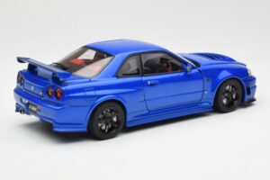 Nissan Skyline GT-R R34 NISMO Z-Tune Bayside Blå AUTOart 1:18 77354 Komposit — bild 3 av 8