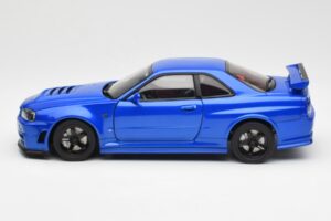 Nissan Skyline GT-R R34 NISMO Z-Tune Bayside Blå AUTOart 1:18 77354 Komposit — bild 4 av 8