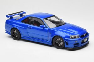 Nissan Skyline GT-R R34 NISMO Z-Tune Bayside Blå AUTOart 1:18 77354 Komposit — bild 6 av 8