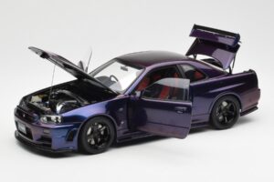 Nissan Skyline GT-R R34 NISMO Z-Tune Midnight Lila III AUTOart 1:18 77464 Komposit — bild 2 av 8