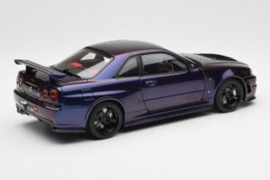 Nissan Skyline GT-R R34 NISMO Z-Tune Midnight Lila III AUTOart 1:18 77464 Komposit — bild 3 av 8