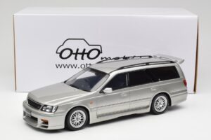 Nissan Stagea Autech WC34 260RS Sonic Silver Otto 1:18 OT471 Resin — bild 6 av 6