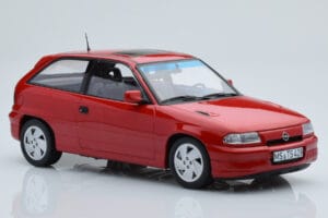 Opel Astra F GSi Röd Norev 1:18 183672 Metall — bild 4 av 6