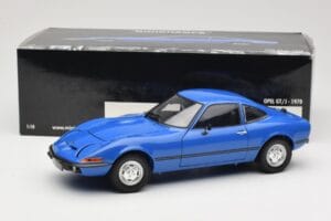 Opel GT/J Blå Minichamps 1:18 180049023 Metall — bild 8 av 8