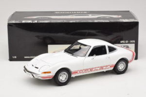 Opel GT Vit Minichamps 1:18 180049027 Metall — bild 8 av 8