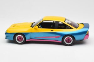 Opel Manta Gul Blå BoS Models 1:18 BOS279 Metall — bild 3 av 6