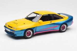 Opel Manta Gul Blå BoS Models 1:18 BOS279 Metall