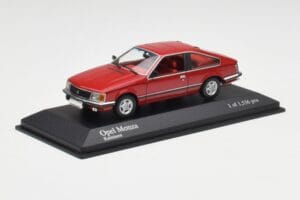 Opel Monza A Röd Minichamps 1:43 400045121 Metall — bild 2 av 4