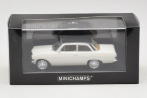 Opel Rekord A Vit Svart Tak Minichamps 1:43 430041002 Metall — bild 4 av 4