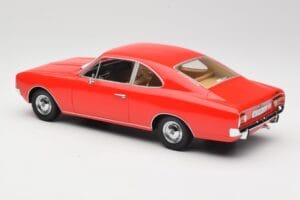 Opel Rekord C Coupe Röd Minichamps 1:18 107047020 Resin — bild 5 av 6