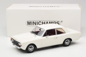 Opel Rekord C Vit Minichamps 1:18 107047001 Metall — bild 6 av 6