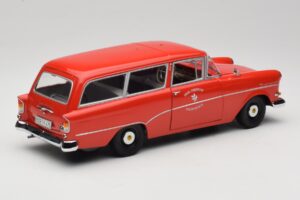 Opel Rekord P1 Caravan Feuerwehr Neuenkirchen Minichamps 1:18 180043291 Metall — bild 3 av 8