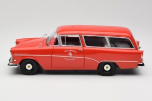 Opel Rekord P1 Caravan Feuerwehr Neuenkirchen Minichamps 1:18 180043291 Metall — bild 4 av 8