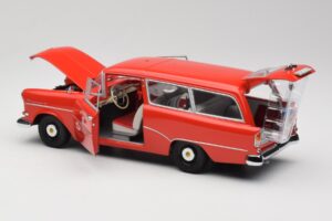 Opel Rekord P1 Caravan Feuerwehr Neuenkirchen Minichamps 1:18 180043291 Metall — bild 5 av 8