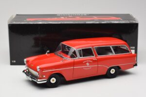 Opel Rekord P1 Caravan Feuerwehr Neuenkirchen Minichamps 1:18 180043291 Metall — bild 8 av 8