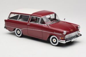 Opel Rekord P1 Caravan Röd Minichamps 1:18 180043211 Metall — bild 6 av 8
