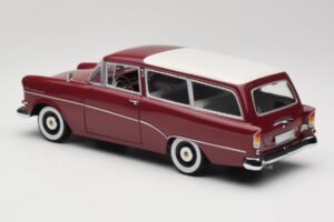 Opel Rekord P1 Caravan Röd Minichamps 1:18 180043211 Metall — bild 7 av 8