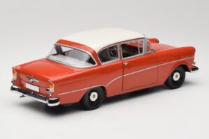 Opel Rekord P1 Röd Minichamps 1:18 180043201 Metall — bild 3 av 8