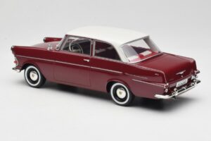 Opel Rekord P2 Mörkröd & Vit BoS Models 1:18 BOS415 Resin — bild 5 av 6