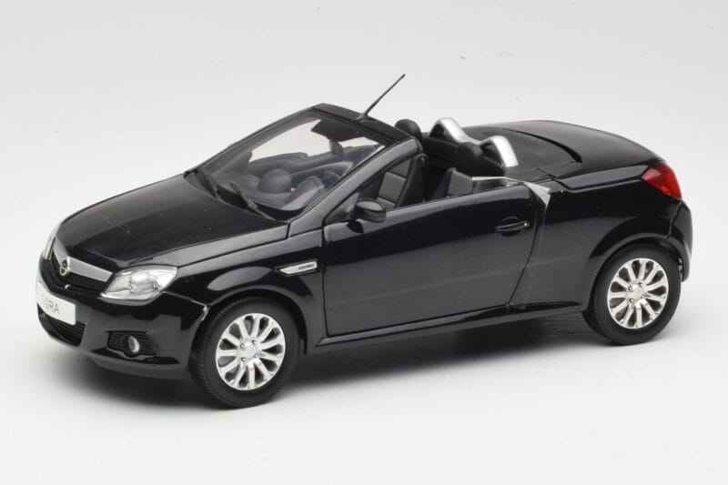 Opel Tigra TwinTop B Svart Norev 1:18 183600 Metall