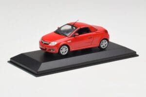 Opel Tigra TwinTop Magma Röd Minichamps 1:43 B24910027T Metall — bild 2 av 4