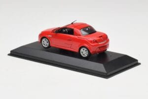 Opel Tigra TwinTop Magma Röd Minichamps 1:43 B24910027T Metall — bild 3 av 4