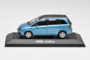 Opel Zafira A Star Blå Minichamps 1:43 B24910027Z Metall