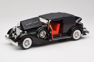 Packard Cabriolet Svart Anson 1:18 30397 Metall — bild 2 av 8