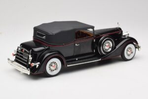 Packard Cabriolet Svart Anson 1:18 30397 Metall — bild 3 av 8