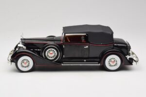 Packard Cabriolet Svart Anson 1:18 30397 Metall — bild 4 av 8