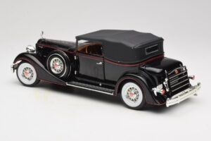 Packard Cabriolet Svart Anson 1:18 30397 Metall — bild 7 av 8