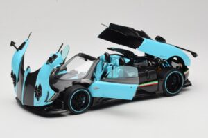 Pagani Zonda Uno Carbon Ljusblå Almost Real 1:18 850630001 Metall — bild 2 av 8