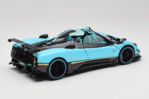 Pagani Zonda Uno Carbon Ljusblå Almost Real 1:18 850630001 Metall — bild 3 av 8