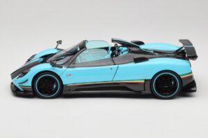 Pagani Zonda Uno Carbon Ljusblå Almost Real 1:18 850630001 Metall — bild 4 av 8