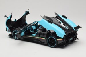 Pagani Zonda Uno Carbon Ljusblå Almost Real 1:18 850630001 Metall — bild 5 av 8