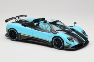 Pagani Zonda Uno Carbon Ljusblå Almost Real 1:18 850630001 Metall — bild 6 av 8