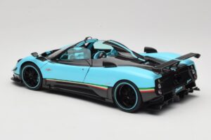 Pagani Zonda Uno Carbon Ljusblå Almost Real 1:18 850630001 Metall — bild 7 av 8