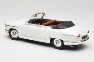 Panhard PL17 Cabriolet Vit Solido 1:18 8174 Metall — bild 7 av 8