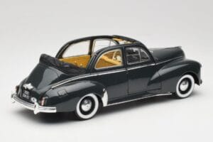 Peugeot 203 Cabriolet Svart Solido 1:18 8156 Metall — bild 3 av 8